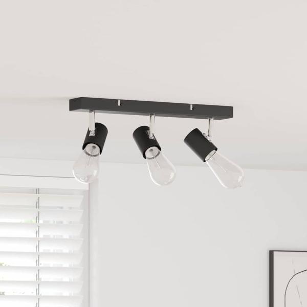 ARDEBO.de - Deckenstrahler 3 Wege Verstellbar Schwarz E27