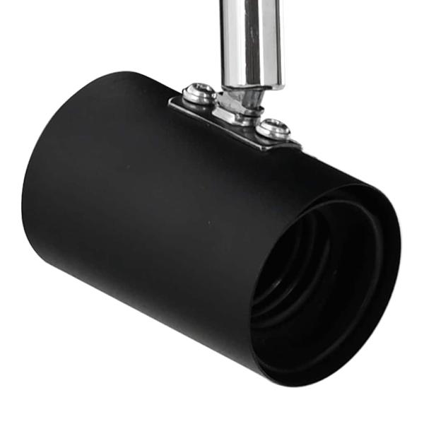 Deckenstrahler 6-Wege verstellbar Schwarz E27