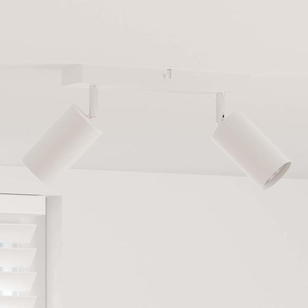 ARDEBO.de - Deckenstrahler 2-Wege Verstellbar Weiß GU10