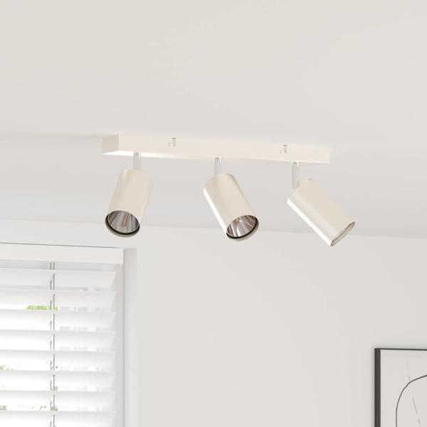 ARDEBO.de - Decken-Spotlight 3-Wege verstellbar Gebürstetes Nickel GU10