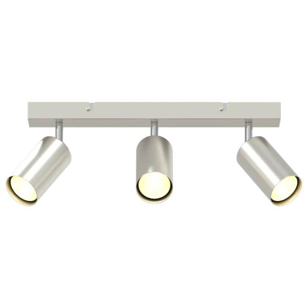 Decken-Spotlight 3-Wege verstellbar Gebürstetes Nickel GU10