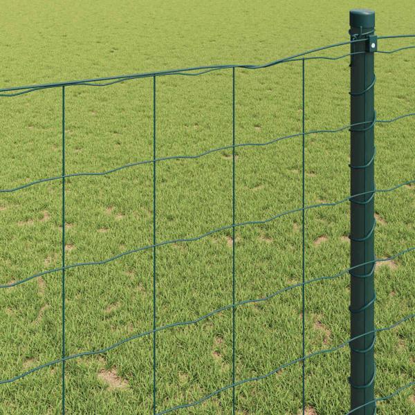 Euro-Zaun Grün 0,4x10 m Stahl