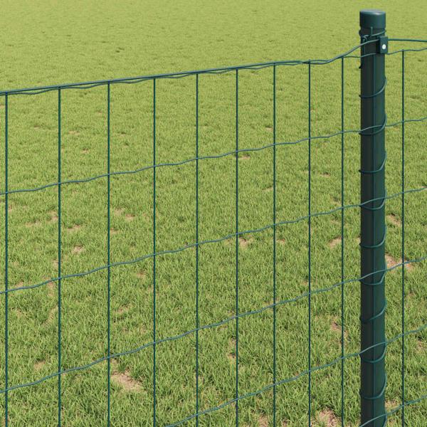 Eurozaun 0,8 x 25 m PVC-beschichtetes Eisen Grün