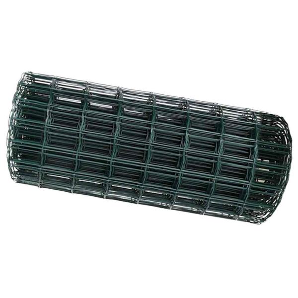 Eurozaun 0,8 x 25 m PVC-beschichtetes Eisen Grün