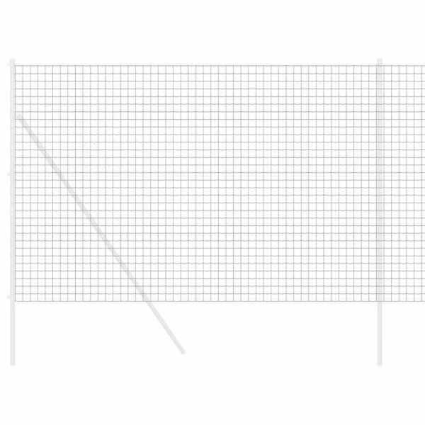 Euro-Zaun Grau 1,5 x 10 m Stahl