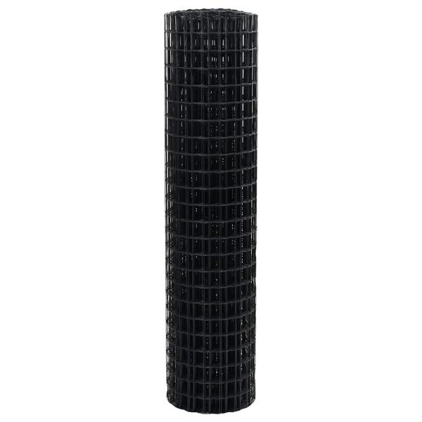 Eurozaun Grau 1,2x25 m Stahl