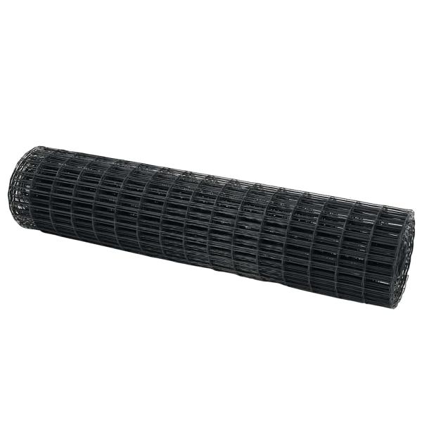 Euro Zaun Grau 1x25 m Stahl