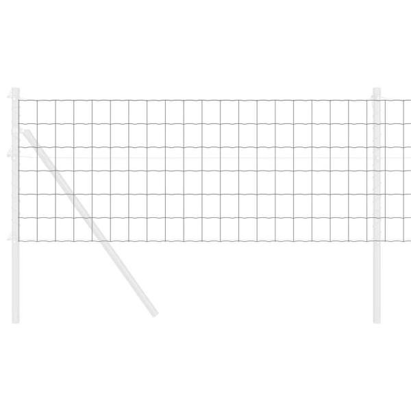 Euro Zaun Grau 0.4x50 m Stahl