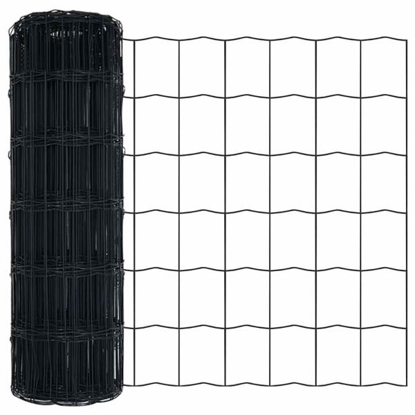 Euro Zaun Grau 0.4x50 m Stahl
