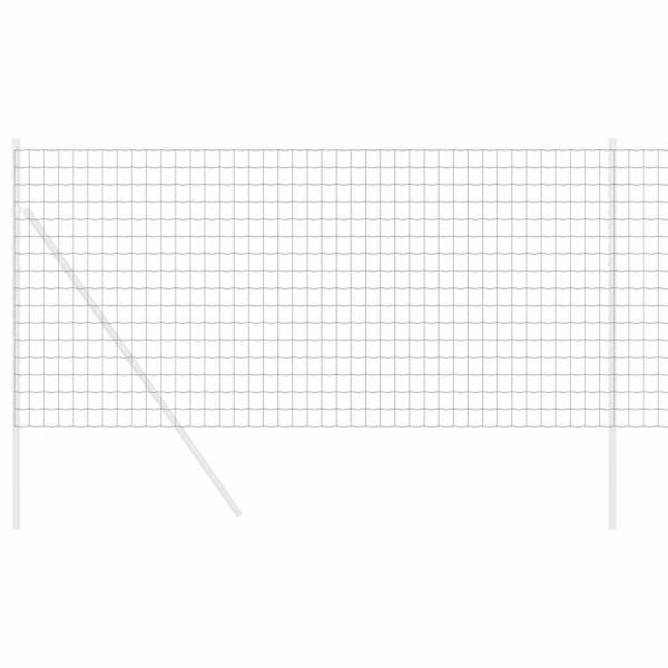 Grauer Euro-Zaun 1,4 x 10 m Stahl