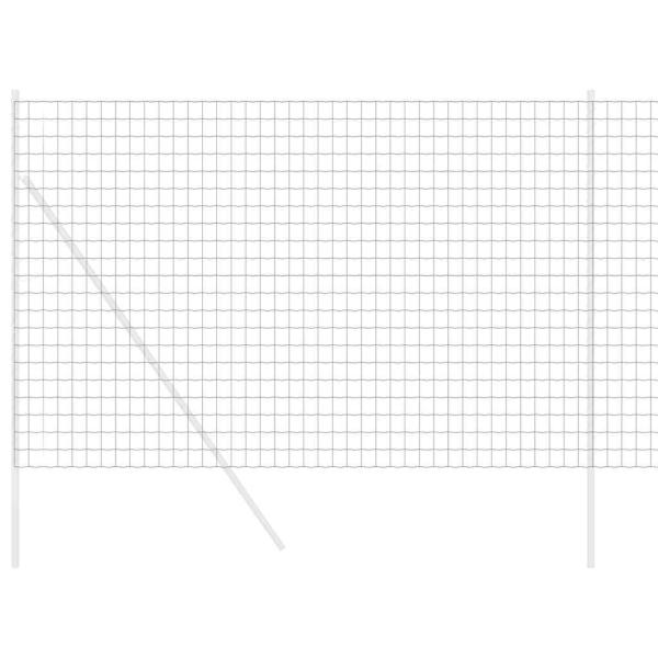 Euro-Zaun Grau 1,6x10 m Stahl