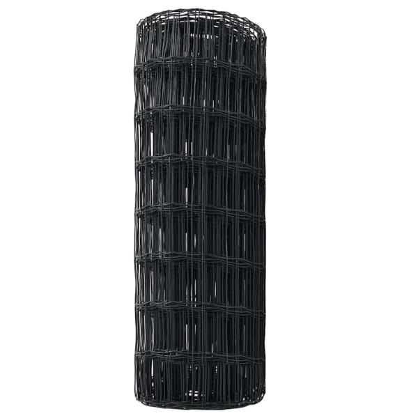 Euro Zaun Grau 0.4x25 m Stahl