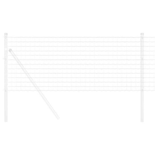 Eurozaun 0,8 x 10 m PVC-beschichtetes Eisen