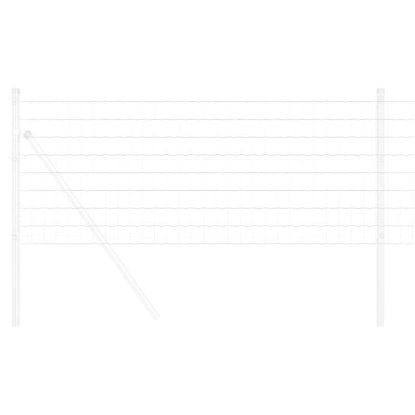 Eurozaun 0.6x10 m feuerverzinkter Stahl