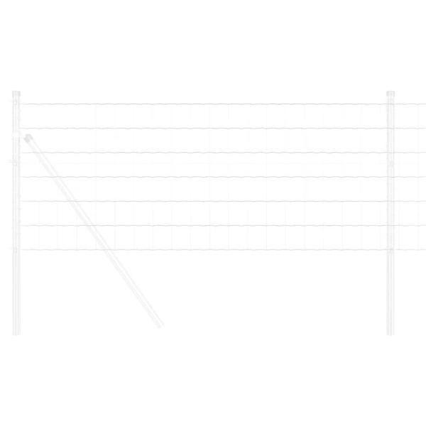 ARDEBO.de - Euro-Zaun 0,4 x 10 m Feuerverzinkter Stahl