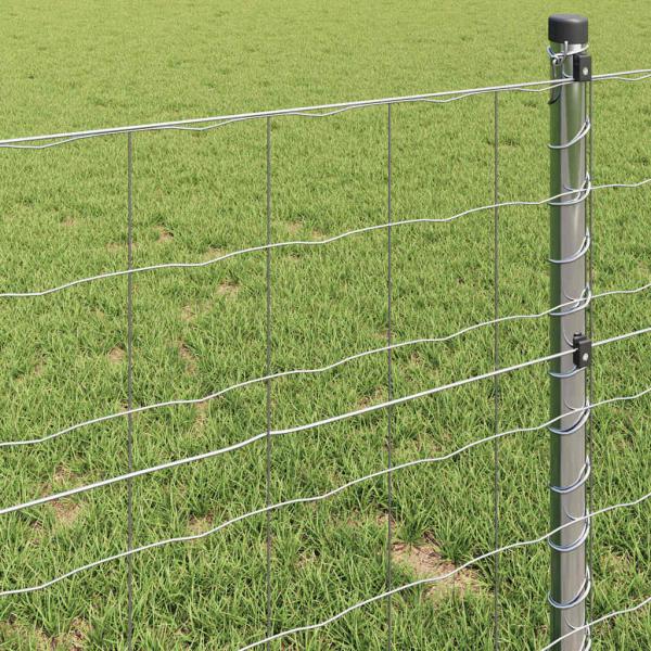 Euro Zaun 0,6x10 m Verzinkter Stahl