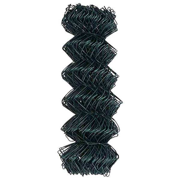 Kettenzaun Grün 0.8x10 m Stahl