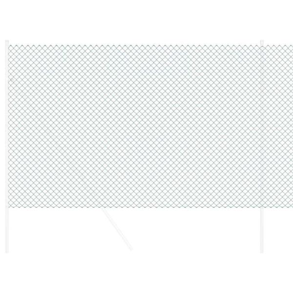 Kettenschnittzaun Grün 1,6 x 10 m Stahl