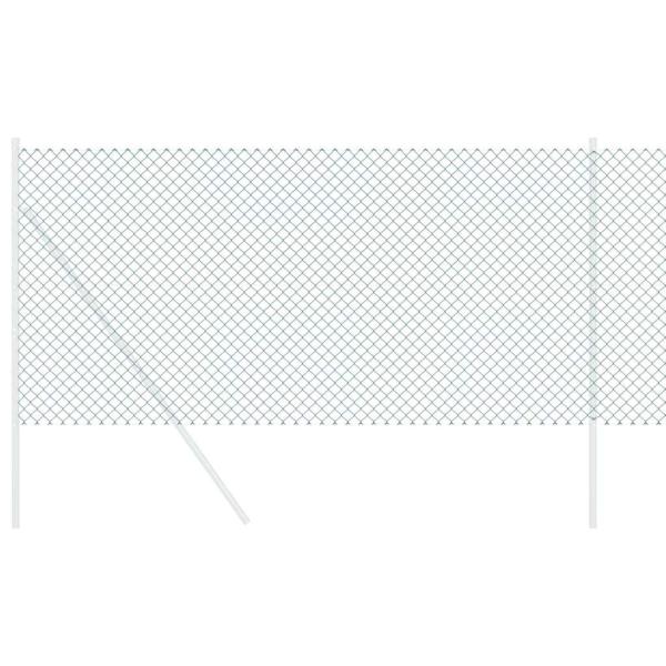 Kettengitterzaun Grün 0.8x10 m Stahl