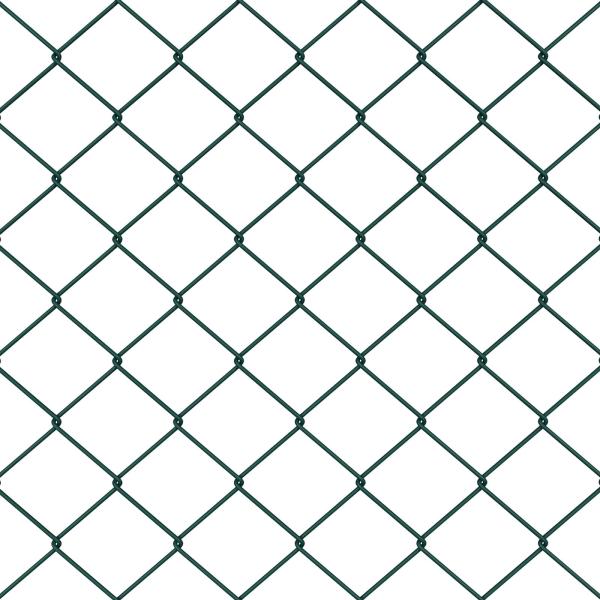 Maschendrahtzaun Grün 1,2x25 m Stahl