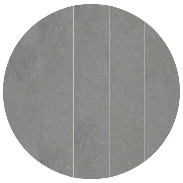 Runde Poolabdeckung Hellgrau Polyethylen Ø 610 cm