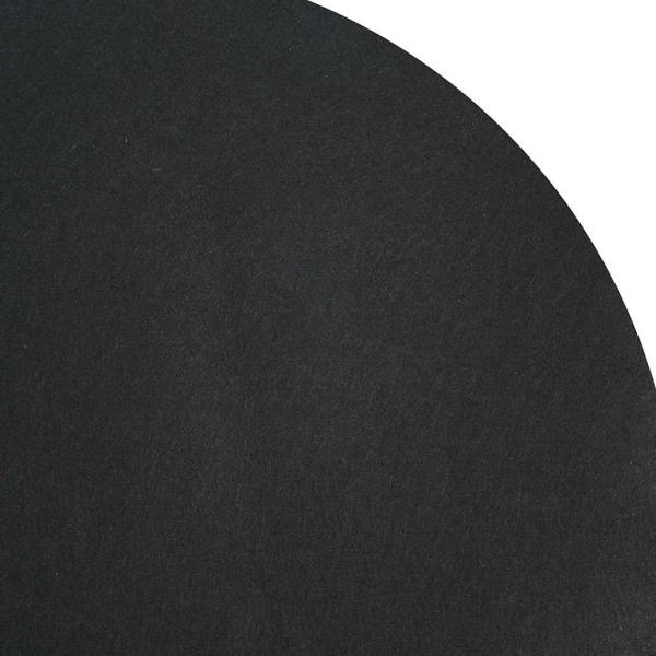 Runde Poolabdeckung Schwarz Kunststoff Ø 610 cm Wasserdicht