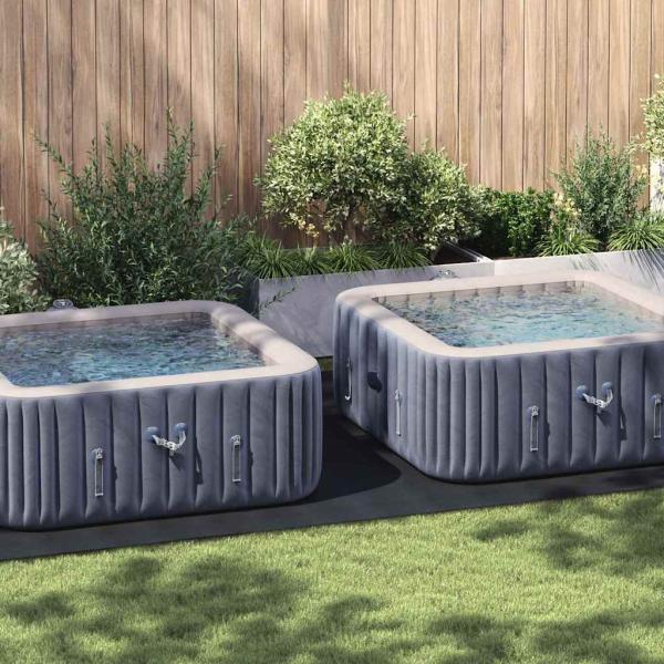 ARDEBO.de - Rechteckige Poolabdeckung Schwarz Polyethylen 500 x 250 cm