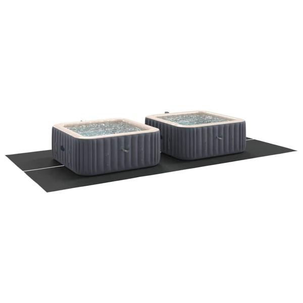 Rechteckige Poolabdeckung Schwarz Polyethylen 500 x 250 cm
