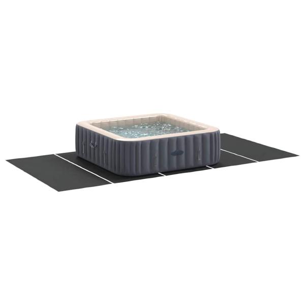 Rechteckige Poolabdeckung Schwarz Polyethylen 550 x 280 cm