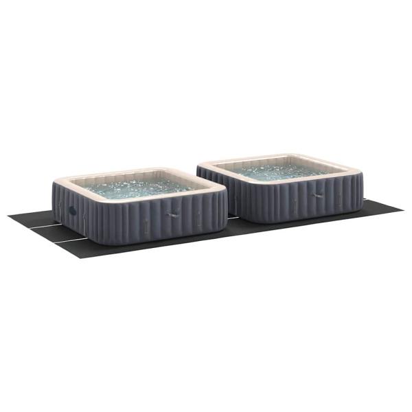 Rechteckige Poolabdeckung Schwarz Polyethylen 640 x 321 cm