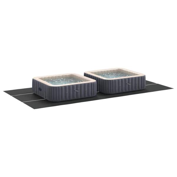 Rechteckige Poolabdeckung Schwarz PVC 750 x 372 cm Wasserdicht