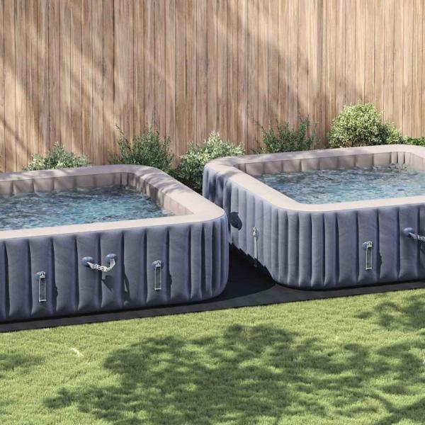 ARDEBO.de - Rechteckige Poolabdeckung Schwarz Kunststoff 820 x 420 cm