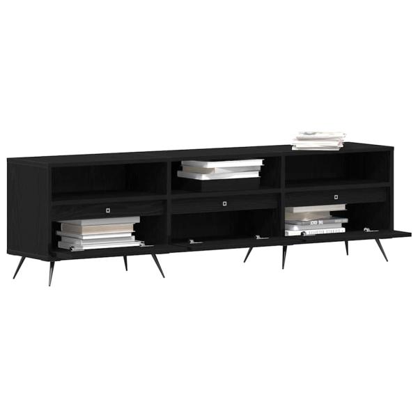 TV-Schrank Schwarz 150x30x44,5 cm Holzwerkstoff