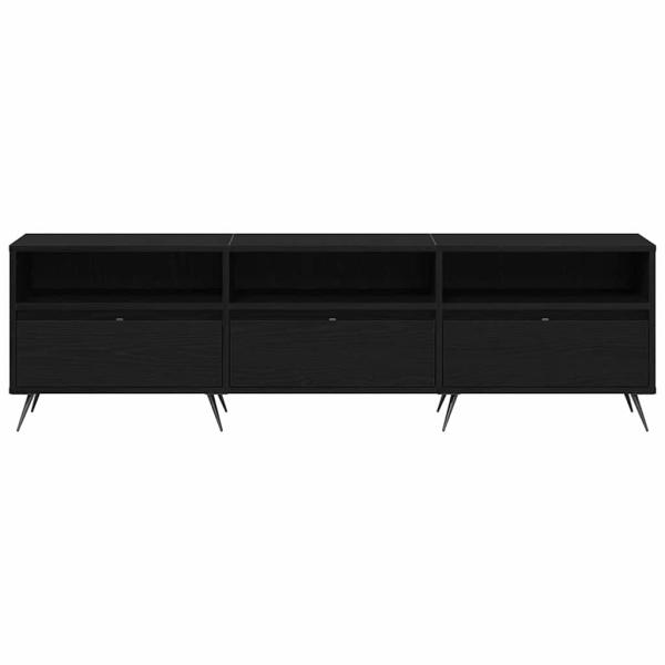 TV-Schrank Schwarz 150x30x44,5 cm Holzwerkstoff