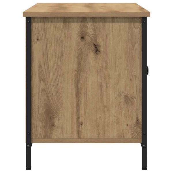 TV-Schrank Artisan Eiche 100x40x50 cm Holzwerkstoff und Stahl