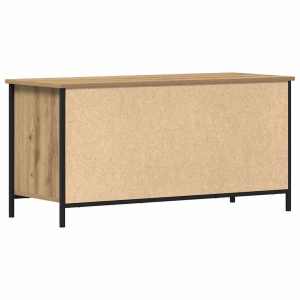 TV-Schrank Artisan Eiche 100x40x50 cm Holzwerkstoff und Stahl