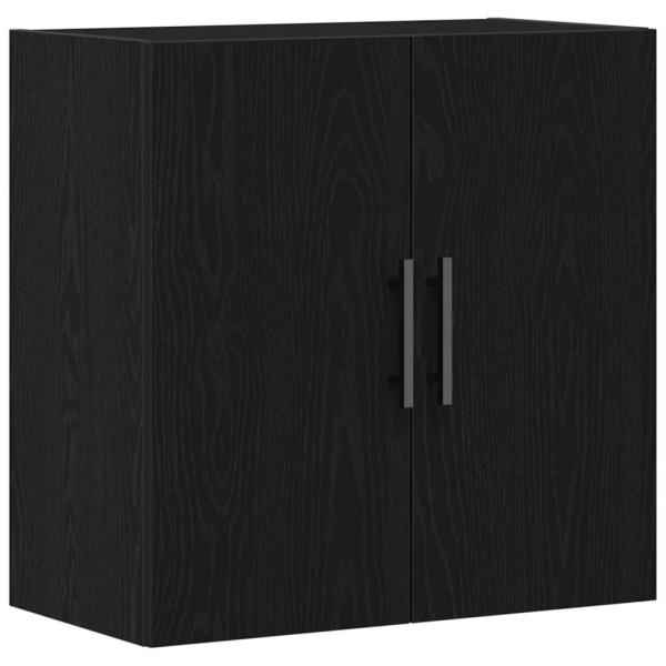 Wandschrank Schwarz Eiche 60x31x60 cm Holzwerkstoff