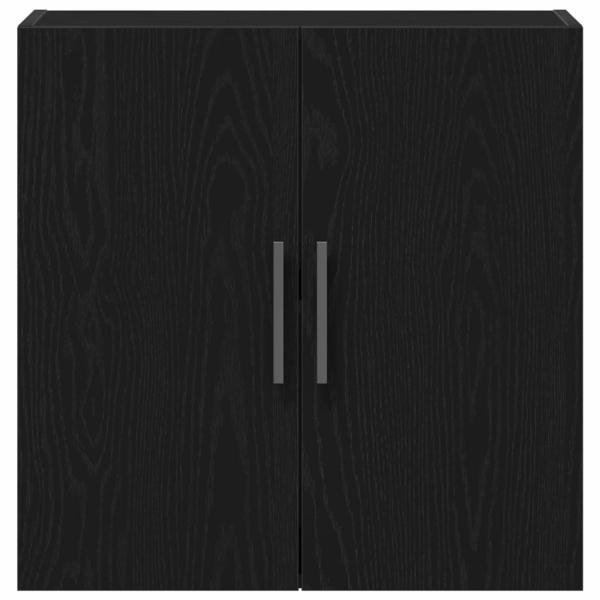 Wandschrank Schwarz Eiche 60x31x60 cm Holzwerkstoff