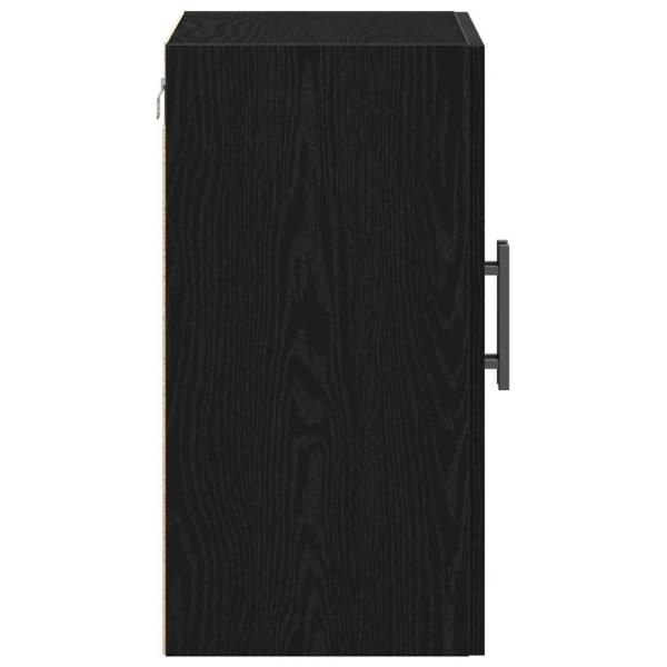 Wandschrank Schwarz Eiche 60x31x60 cm Holzwerkstoff