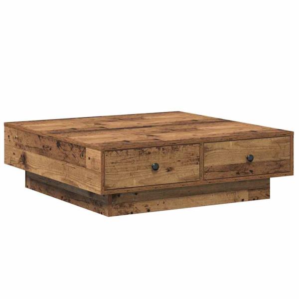 Couchtisch Altes Holz Recyceltes Holz 90 x 90 x 28 cm