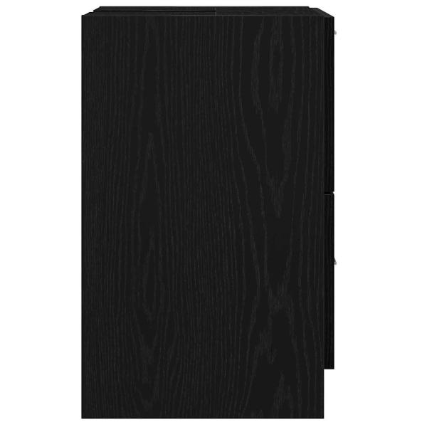 Waschbeckenunterschrank Schwarzeiche 40x37x59 cm MDF