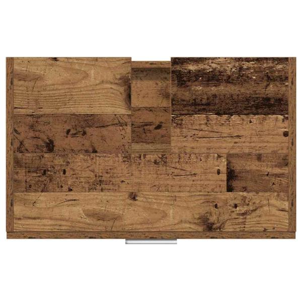 Waschbeckenunterschrank Altes Holz 59x37x59 cm Furniertes Holz