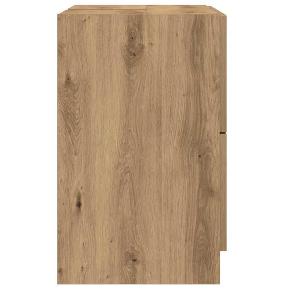 Waschbeckenunterschrank Artisan-Eiche 59x37x59 cm Holzwerkstoff