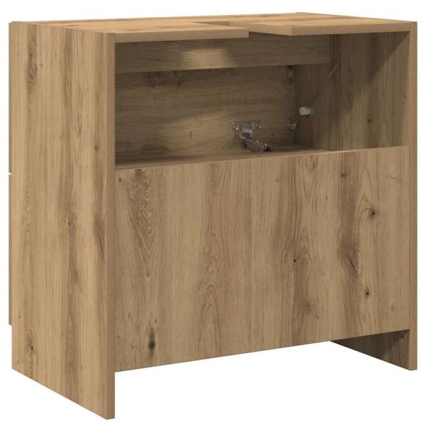 Waschbeckenunterschrank Artisan-Eiche 59x37x59 cm Holzwerkstoff