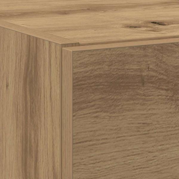 Waschbeckenunterschrank Artisan-Eiche 59x37x59 cm Holzwerkstoff