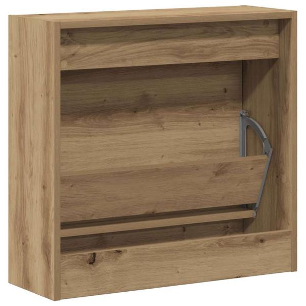 Schuhschrank Artisan Eiche 60x21x57 cm Holzwerkstoff