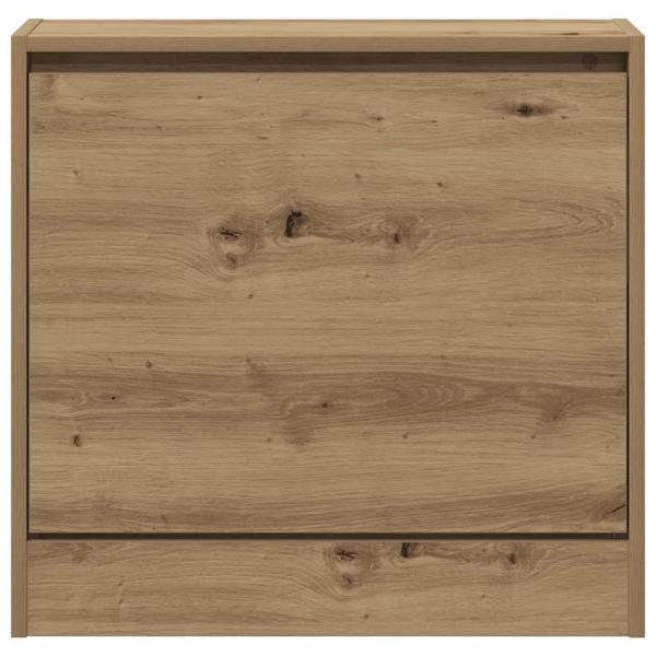 Schuhschrank Artisan Eiche 60x21x57 cm Holzwerkstoff