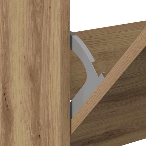 Schuhschrank Artisan Eiche 60x21x57 cm Holzwerkstoff