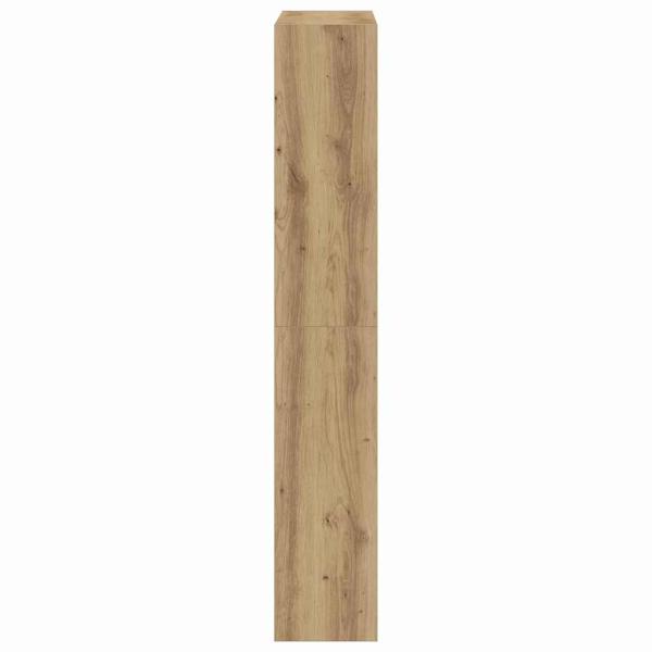 Schuhschrank Artisan Eiche 80x21x125,5 cm Holzwerkstoff