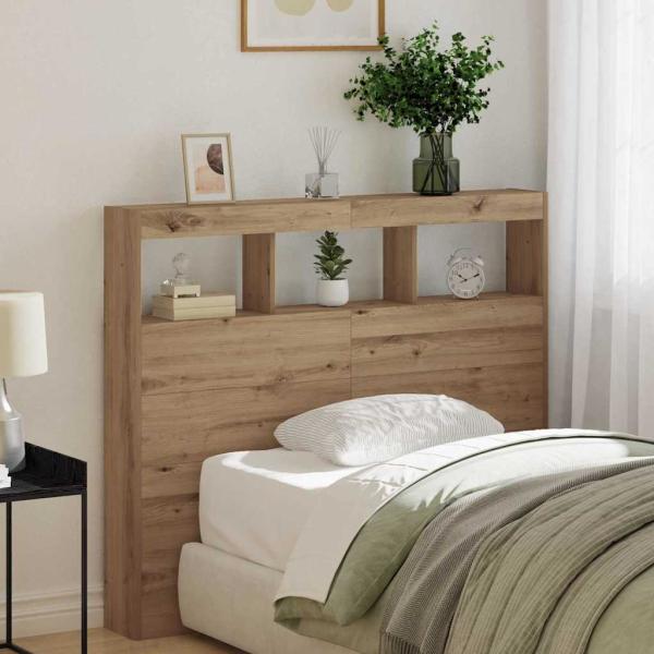 ARDEBO.de - Artisan Eichen Kopfteil Artisan Eiche Holzwerkstoff